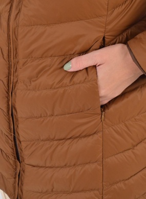 Jaqueta de Pluma Bicolor Dupla Face Cioccolato Alpelo   - Foto 11