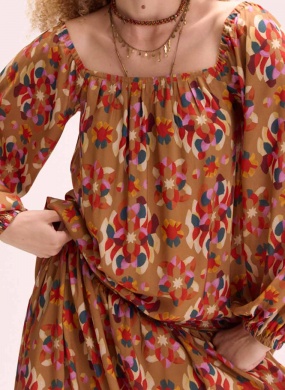 Vestido Estampa Ludica Cant�o - Foto 3
