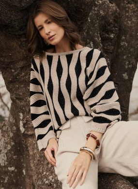 Blusa Caqui Manga 7/8 Ternura Haes - Foto 1