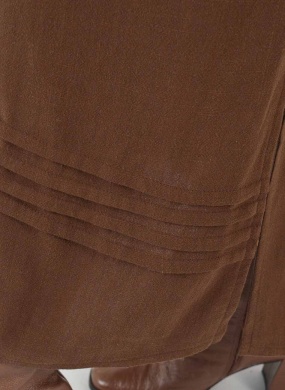Vestido Marrom Longo Zeus Haes - Foto 4