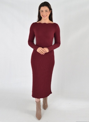 Vestido Canelado Verde Malbec Gida  - Foto 1