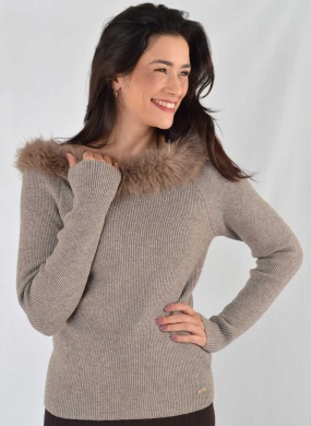 Blusa Fendi Pelo Fake Gida  - Foto 1