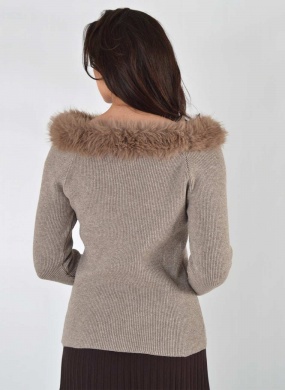 Blusa Fendi Pelo Fake Gida  - Foto 4