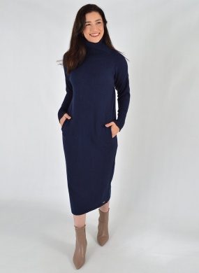 Vestido Tricot Marinho Gida  - Foto 1