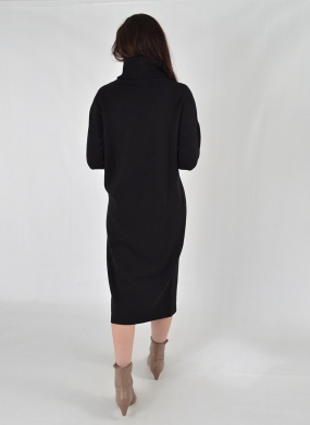 Vestido Tricot Preto Gida  - Foto 3