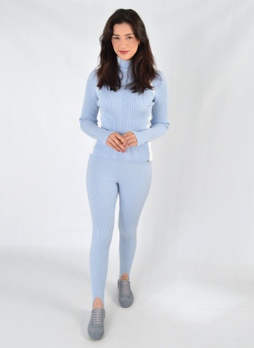 Conjunto Azul Fus� Canelado Gida  - Foto 1