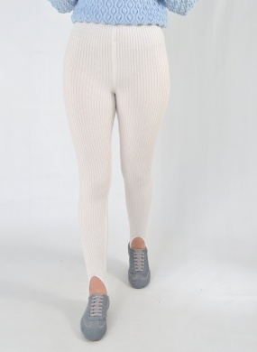 Cal�a Fus� Canelada Off White Gida Malhas - Foto 1