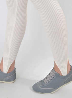 Cal�a Fus� Canelada Off White Gida Malhas - Foto 2