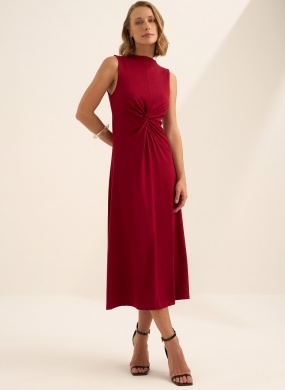 Vestido Sem Mangas Com Tor��o Lez a Lez - Foto 1