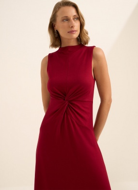 Vestido Sem Mangas Com Tor��o Lez a Lez - Foto 2