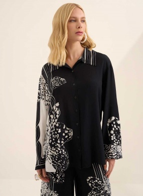 Conjunto Estampado Preto e Branco Lez a Lez - Foto 2