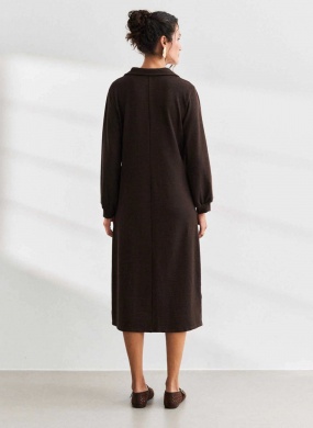 Vestido Marrom Longo Por do Sol Haes - Foto 2