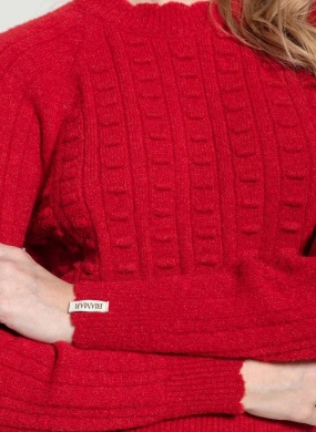 Blusa Vermelho Com Ponto 3D Biamar - Foto 1