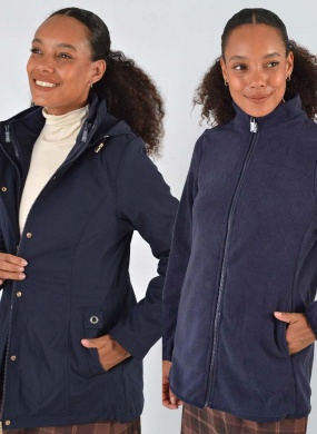 Jaqueta Marinho Com Fleece Interno Destac�vel Alpelo               - Foto 9