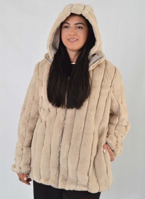Jaqueta Estofada Revers�vel Pele Sint�tico Alpelo PLUS                                   - Foto 13
