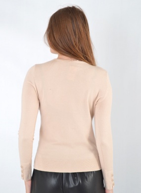 Blusa B�sica Tricot Nude Alpelo  - Foto 4