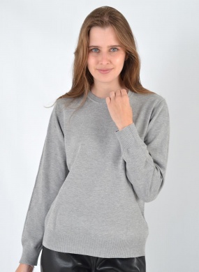Blusa B�sica em Tricot Mescla Tribeca - Foto 1