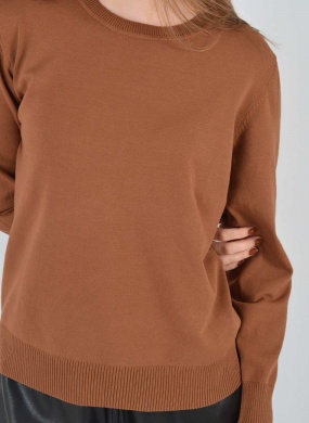 Blusa B�sica em Tricot Camel Tribeca - Foto 2