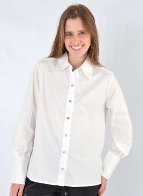 Camisa Off White em Algod�o Citt� - Foto 1