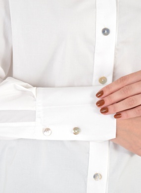Camisa Off White em Algod�o Citt� - Foto 3