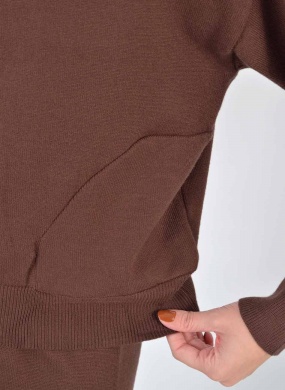 Conjunto Fio de Cachemir Cor Cafe Susan Zheng - Foto 3