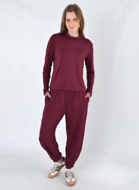 Conjunto Viscose Malbec Haya - Foto 1