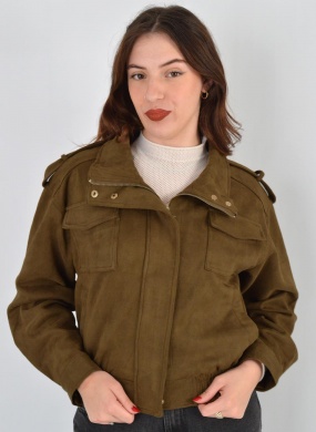 Jaqueta Bomber Suede Pellini - Foto 2