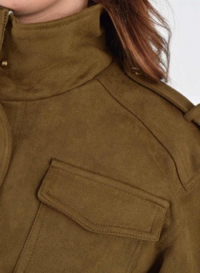 Jaqueta Bomber Suede Pellini - Foto 4