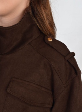 Jaqueta Bomber Suede Cafe Pellini - Foto 2