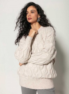 Blusa Alongada Decote Redondo Biamar - Foto 1