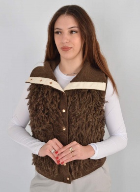 Colete Tricot Jana Cacau Das Gurias - Foto 4
