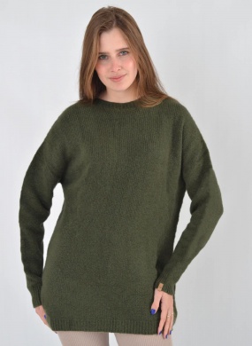 Blusa Maxi Mariela Verde Militar Das Gurias - Foto 1