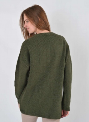 Blusa Maxi Mariela Verde Militar Das Gurias - Foto 3