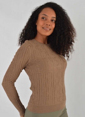 Blusa Modal Promo Alpelo Bot�es Punho Ganache - Foto 1