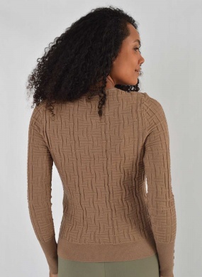 Blusa Modal Promo Alpelo Bot�es Punho Ganache - Foto 2
