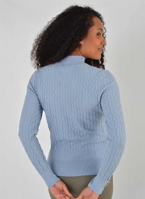 Blusa Modal Promo Alpelo Azul Gola - Foto 3