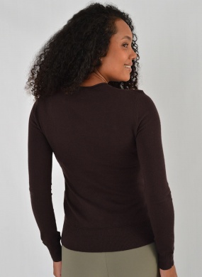 Blusa B�sica Promo Alpelo Marrom - Foto 3