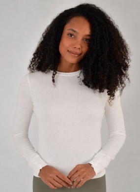 Blusa B�sica Promo Alpelo Off White - Foto 1
