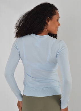 Blusa B�sica Promo Alpelo Azul - Foto 3