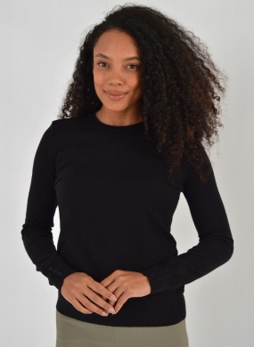 Blusa B�sica Promo Alpelo Preta - Foto 1