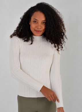 Blusa B�sica Canelada Promo Alpelo Branco - Foto 1