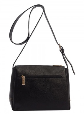 Bolsa Transversal Couro Preto Smartbag  - Foto 3