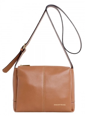 Bolsa Transversal Couro Caramelo Smartbag - Foto 1