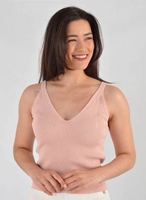 Regata Tricot Algod�o Biamar Rose - Foto 1