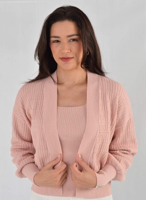 Twin Set Tricot Algod�o Biamar Rose - Foto 4