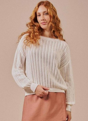 Blusa Tricot Ponto Vazado Biamar Algod�o - Foto 1