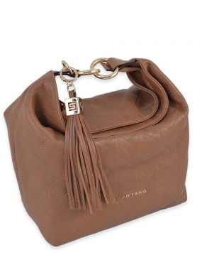 Bolsa Couro Floater Matelass� Caramelo Smartbag - Foto 7