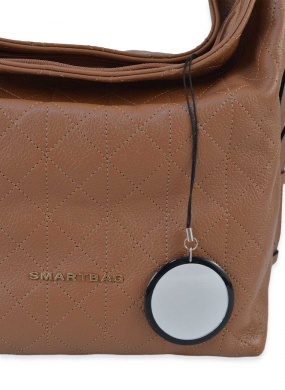 Bolsa Couro Floater Matelass� Caramelo Smartbag - Foto 11