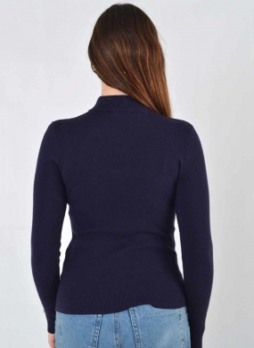 Blusa B�sica Promo Alpelo Marinho Blue Night Gola - Foto 3